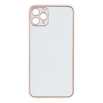 Чохол Leather Gold with Frame для iPhone 11 Pro Max White 207-00346 фото