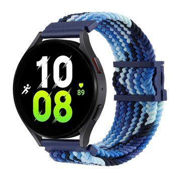 Ремінець Універс 20mm Elastic Adjustment для Samsung/Amazfit/Huawei Colorful Blue 212-02805 фото
