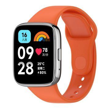 Ремінець для Xiaomi Redmi Watch 3 Active Silicone Orange 212-02655 фото
