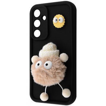 Чехол Pretty Things Case для Samsung Galaxy A35 Black/Fluffy White 777-02183 фото