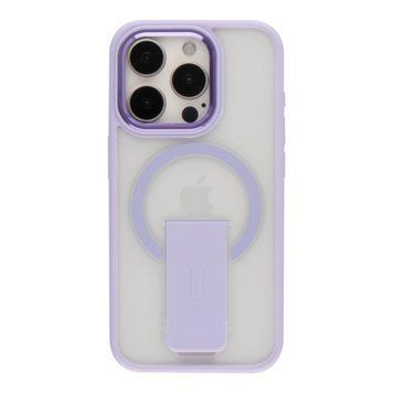 Чехол TPU+PC FlexGuard Magnetic Ring Stand для iPhone 15 Pro Purple 757-00405 фото