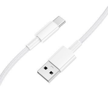 Кабель BOROFONE BX117 Source charging data cable Type-C White 6941991120176 фото