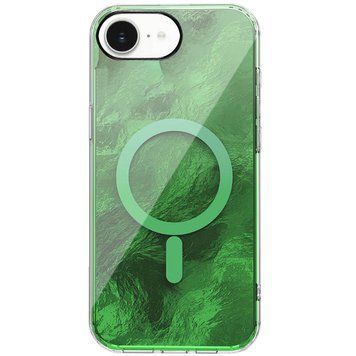 Чохол TPU Shiny Mountain (MagFit) для Apple iPhone 16e\17e (6.1") Green 555-02859 фото