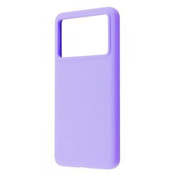 Чехол WAVE Full Silicone Cover для Xiaomi Poco X6 Pro 5G Light purple 656-07392 фото