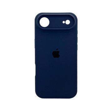 Силиконовый чехол с закрытой камерой для iPhone 17 Air Dark Blue 666-04359 фото