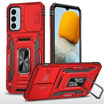 Ударопрочный чехол Camshield Army Ring для Samsung Galaxy A24 4G Red 777-05075 фото
