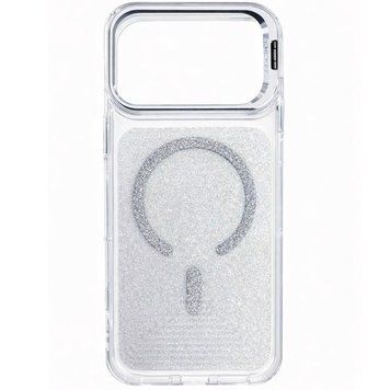 Чохол TPU+PC Jewel Sparkle with MagSafe для Apple iPhone 16 Pro Max (6.9") Diamond White 214-04566 фото