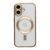 Чехол TPU Metallic Chrome Full Camera with Magsafe для iPhone 16 Gold 214-02939 фото