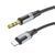 Аудиокабель BOROFONE BL19 iP to 3.5mm male, TPE, 1m, Black 6941991108327 фото