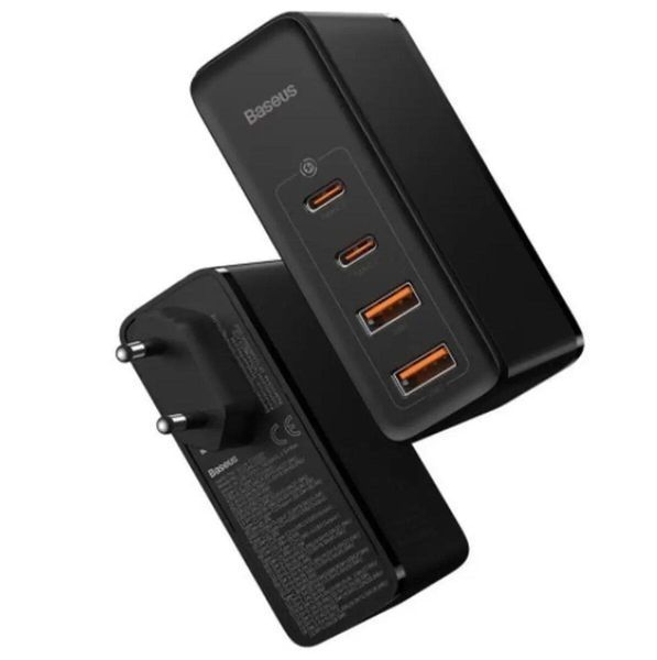 Мережевий зарядний пристрій Baseus GaN2 Pro Quick Charger 2C+2U 100W EU Black 656-01297 фото