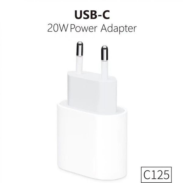 Мережевий зарядний пристрій WUW C125 USB-C port 3A PD 20W Білий 209-00012 фото