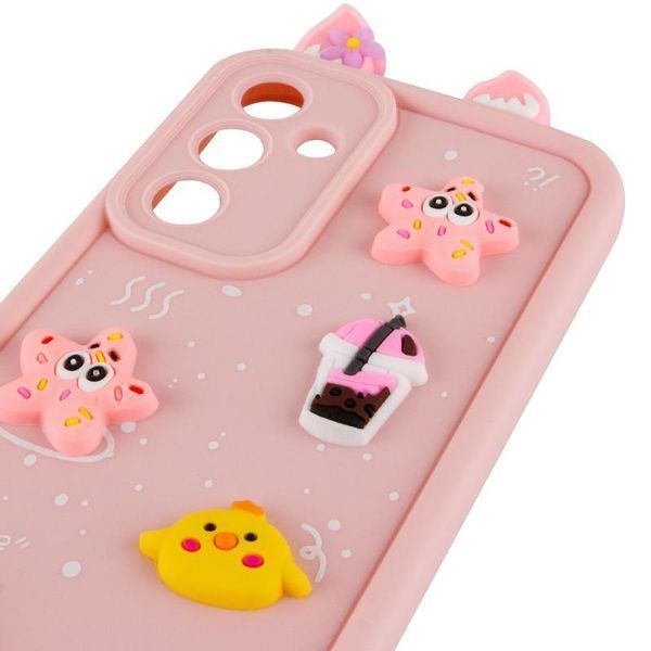 Чохол TPU Toys Case with Ears для Xiaomi Redmi 14C / Poco C75 Light Pink 777-03904 фото