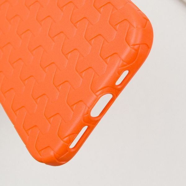 Чехол TPU Weaving для iPhone 16 (6.1") Orange 555-00325 фото