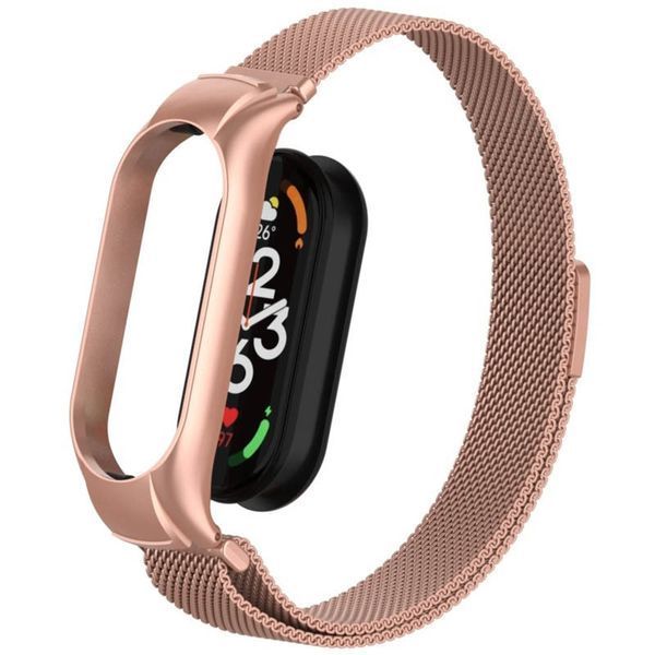Ремешок Milanese Loop Design для Xiaomi Mi Band 7 Rose Pink 212-01623 фото