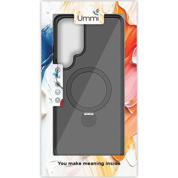 Чехол Ummi Colorful with MagSafe HQ Ring для Samsung Galaxy S25 Ultra Black 777-08745 фото
