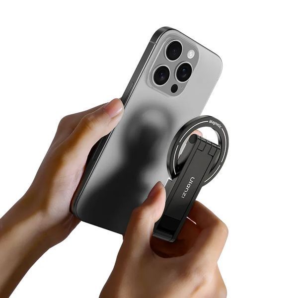 Держатель телефона Ulanzi MA60 Foldable Magnetic Phone Tripod (Silver) S035 фото