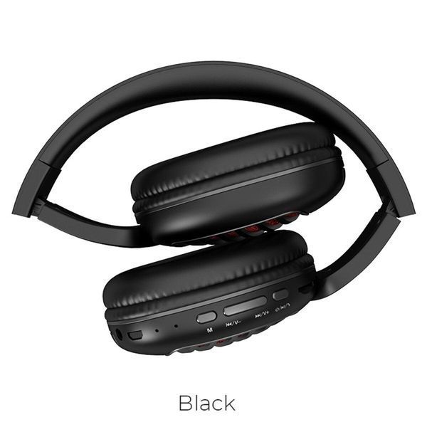 Бездротові навушники HOCO W23 Brilliant sound wireless headphones Black 656-01642 фото