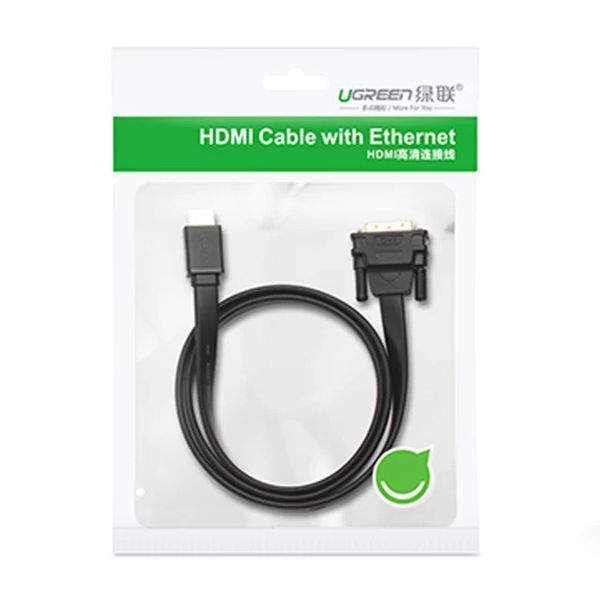 Кабель UGREEN HD106 HDMI to DVI Cable 2m (Black) (UGR-10135) UGR-10135 фото