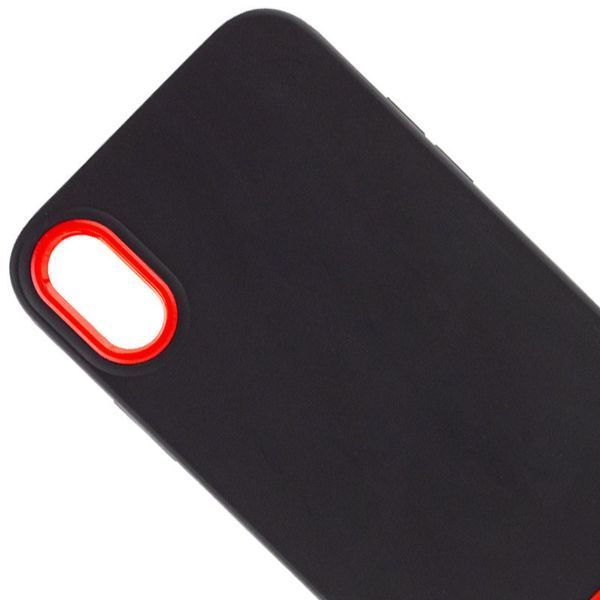 Чехол TPU+PC Bichromatic для Apple iPhone X / XS (5.8") Black / Red 555-03891 фото
