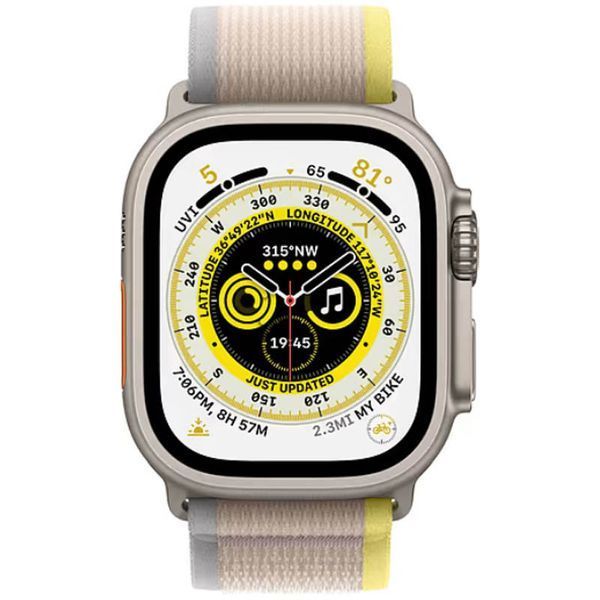 Ремешок Hoco WA14 Original series Apple watch (38/40/41mm) Yellow with White 212-01321 фото