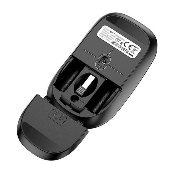 Манипулятор мышь BOROFONE BG14 Planet 2.4G business wireless mouse Black 656-03238 фото
