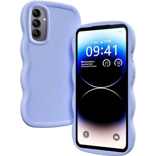 Чехол TPU Ripple для Samsung Galaxy A34 5G Lilac Blue 555-01179 фото
