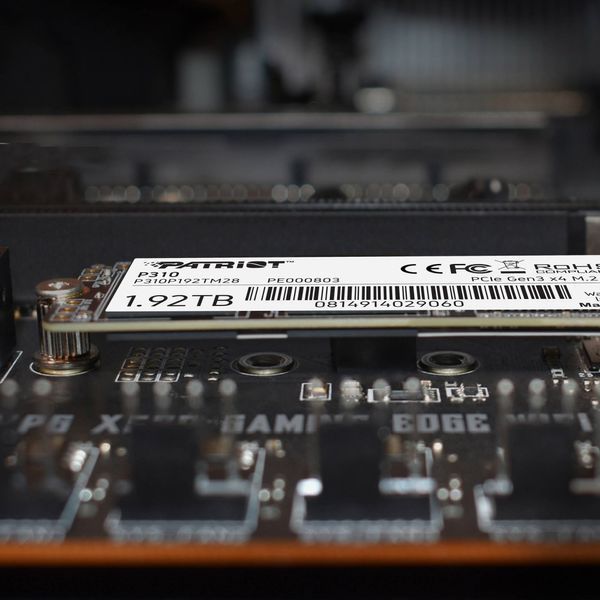 Накопитель SSD M.2 Patriot P310 1920GB NVMe 2280 PCIe 3.0x4 3D NAND TLC P310P192TM28 фото