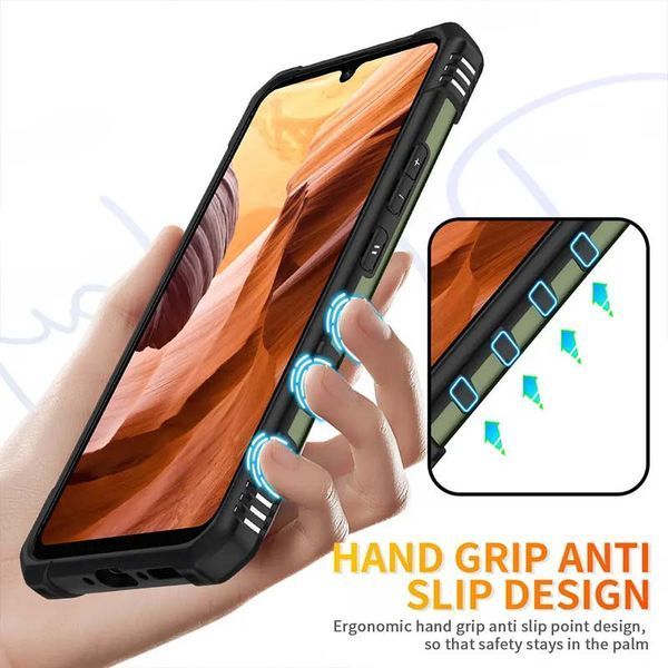 Ударопрочный чехол Pathfinder Ring для Samsung Galaxy A34 5G Army Green 777-07869 фото
