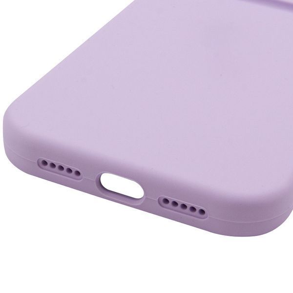 Силіконовий чохол Silk Full Camera Protective для Apple iPhone 16 Pro (6.3") Lilac 777-09572 фото