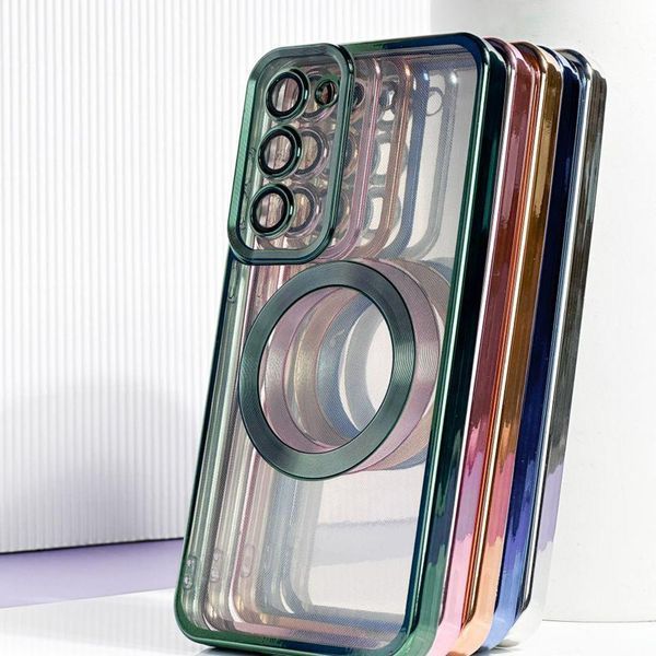 Чохол WAVE Metal Color Case with Magnetic Ring для Samsung Galaxy S23 Silver 656-07950 фото