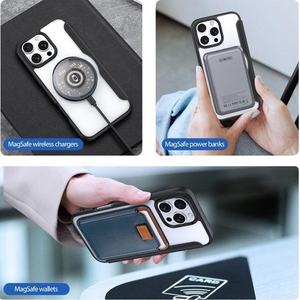 Чехол-книжка Dux Ducis Skin X Pro with MagSafe для Apple iPhone 16 Pro (6.3") Black 777-08172 фото