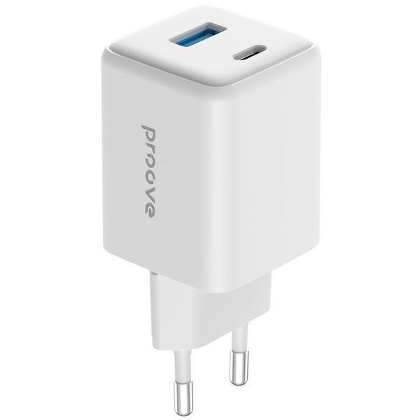 МЗП Proove Pocket GaN 45W (Type-C + USB) White WCPG45110002 фото