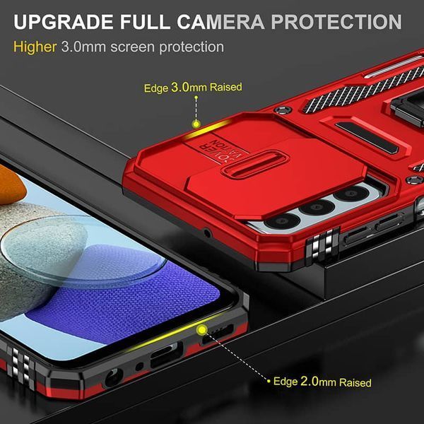 Ударостійкий чохол Camshield Army Ring для Samsung Galaxy A24 4G Red 777-05075 фото