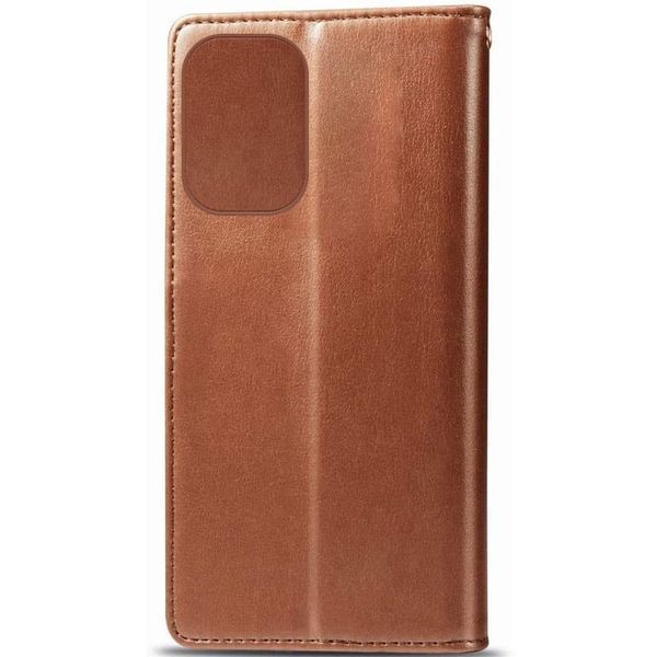 Шкіряний чохол-книжка GETMAN Gallant (PU) для Xiaomi Redmi Note 12S Brown 777-06391 фото