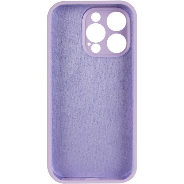 Силіконовий чохол Silk Full Camera Protective для Apple iPhone 16 Pro (6.3") Lilac 777-09572 фото