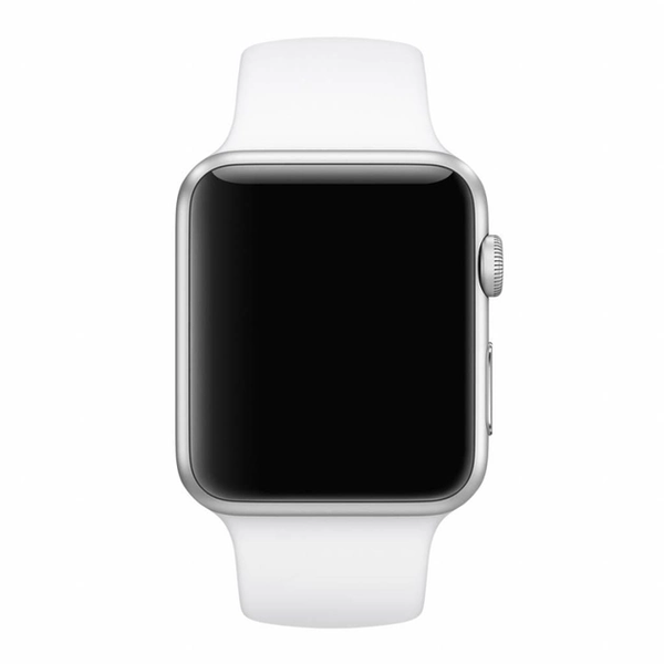 Силіконовий ремінець для Apple Watch 42/44/45/49 мм White 212-00690 фото