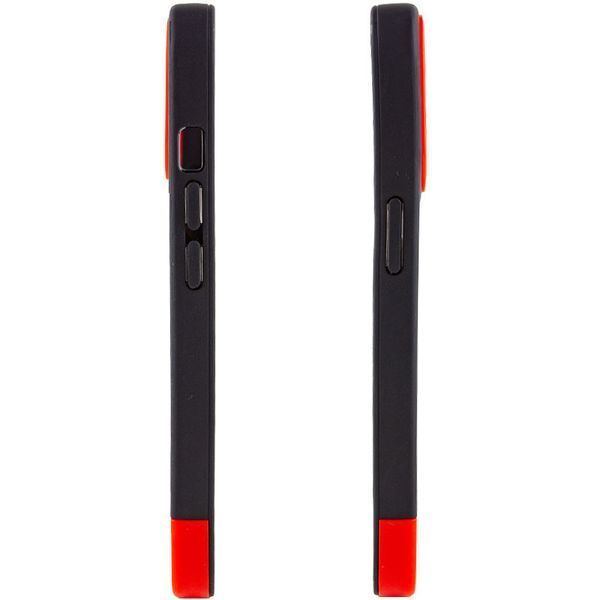 Чохол TPU+PC Bichromatic для Apple iPhone 13 (6.1") Black / Red 555-03991 фото