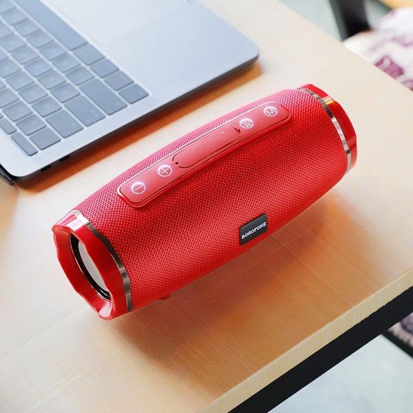 Портативна колонка BOROFONE BR3 Rich sound sports wireless speaker Red 6931474715586 фото