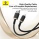 Кабель Baseus Dura Series Fast Charging Cable USB to iP 2.4A 1m Gold+Black P10377801U01-00 фото 9