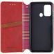 Шкіряний чохол-книжка GETMAN Cubic для ZTE Blade A52 Червоний 555-01810 фото 3