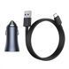 АЗП Baseus Golden Contactor Pro 40W USB + Type-C + Cable Type-C 5A (1m) Dark Gray TZCCJD-0G фото 6