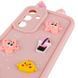 Чохол TPU Toys Case with Ears для Xiaomi Redmi 14C / Poco C75 Light Pink 777-03904 фото 4