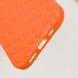 Чехол TPU Weaving для iPhone 16 (6.1") Orange 555-00325 фото 6
