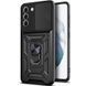 Ударостійкий чохол Camshield Serge Ring для Samsung Galaxy S22 Black 777-04427 фото 1