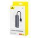 USB-хаб Baseus UltraJoy Series 4-Port HUB Lite 50cm Space Grey（USBA to USB3.0*4+Type-C5V） B0005280B811-01 фото 2