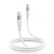 Кабель Proove Soft Silicone Type-C to Lightning 27W (1m) white 656-02589 фото 2