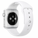 Силіконовий ремінець для Apple Watch 42/44/45/49 мм White 212-00690 фото 3