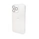 Чехол для смартфона AG Glass Matt Frame Color для iPhone 14 Pro Max Pearly White 666-00629 фото 1