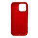 Силиконовый чехол для iPhone 16 Pro Red 666-01218 фото 2