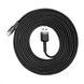 Кабель Baseus Cafule Type-C Cable 2A (3m) Gray/Black CATKLF-UG1 фото 4